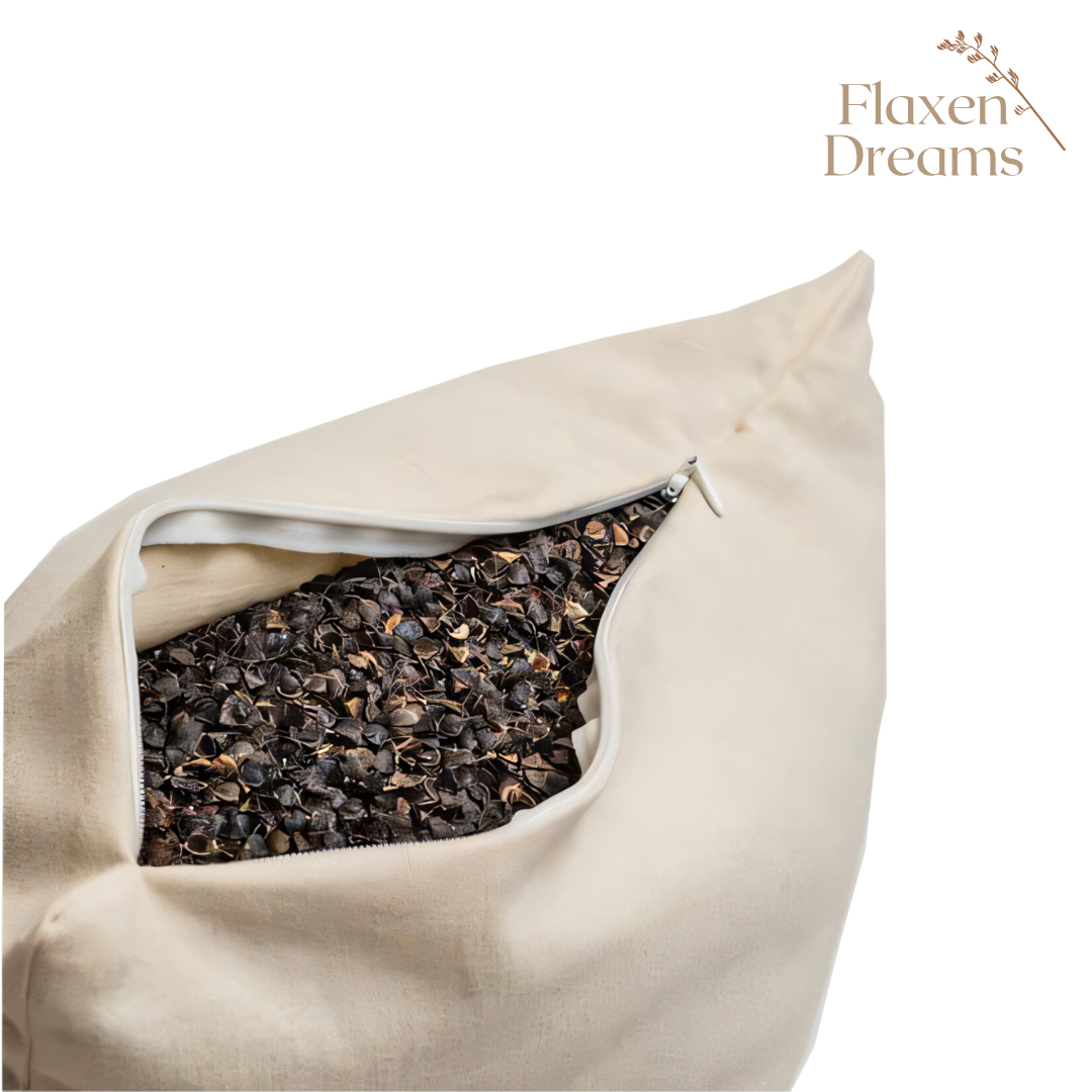 Flaxen Dreams Buckwheat Pillow